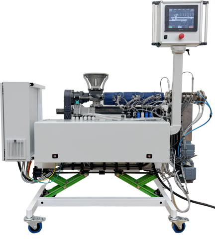 extruder met smeltpomp