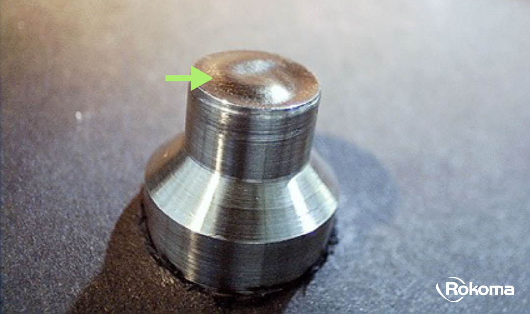 Druksensor beschadiging: bobbel op membraan